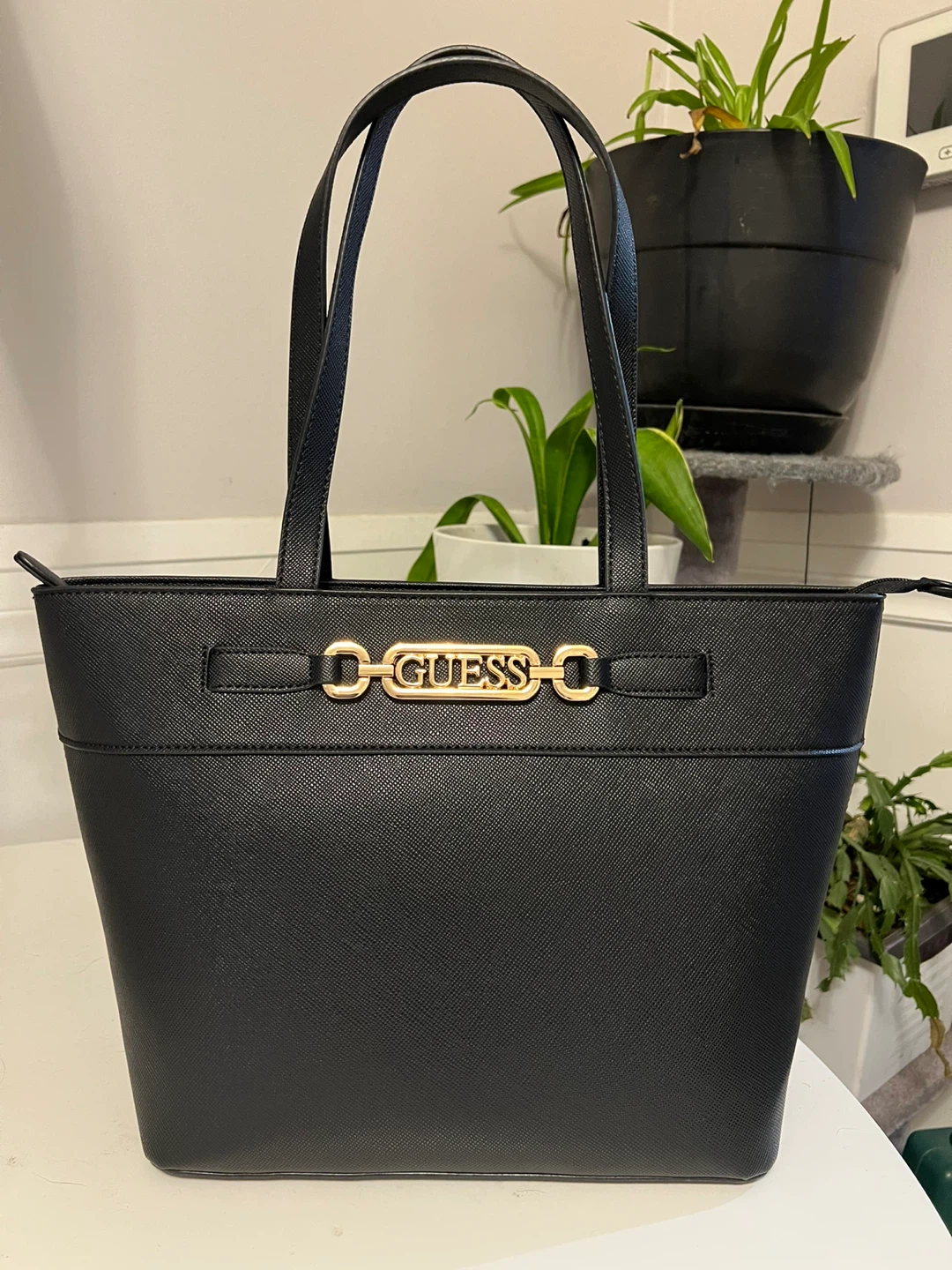 Black Guess Tote Bag- New