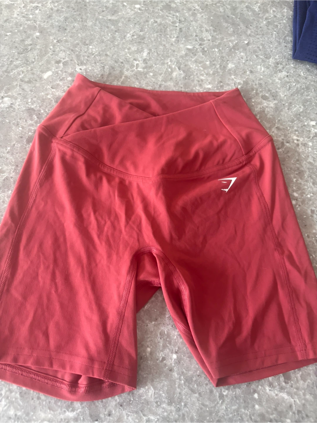 Gymshark Red Bike Shorts XS