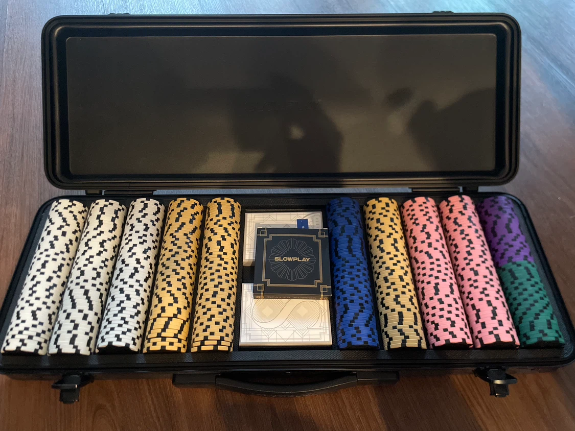Slowplay Poker Chip Set with Case