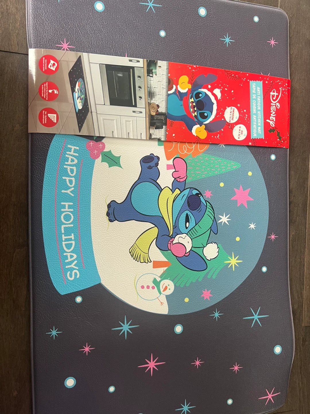 Disney Stitch Anti Fatigue Kitchen Mat 18" x 30"