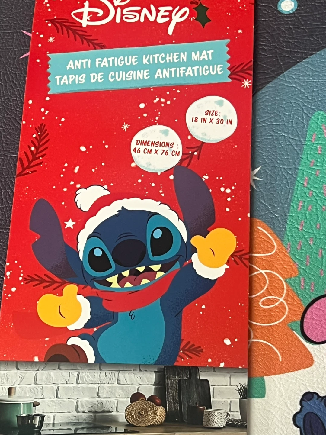 Disney Stitch Anti Fatigue Kitchen Mat 18" x 30" - photo 2