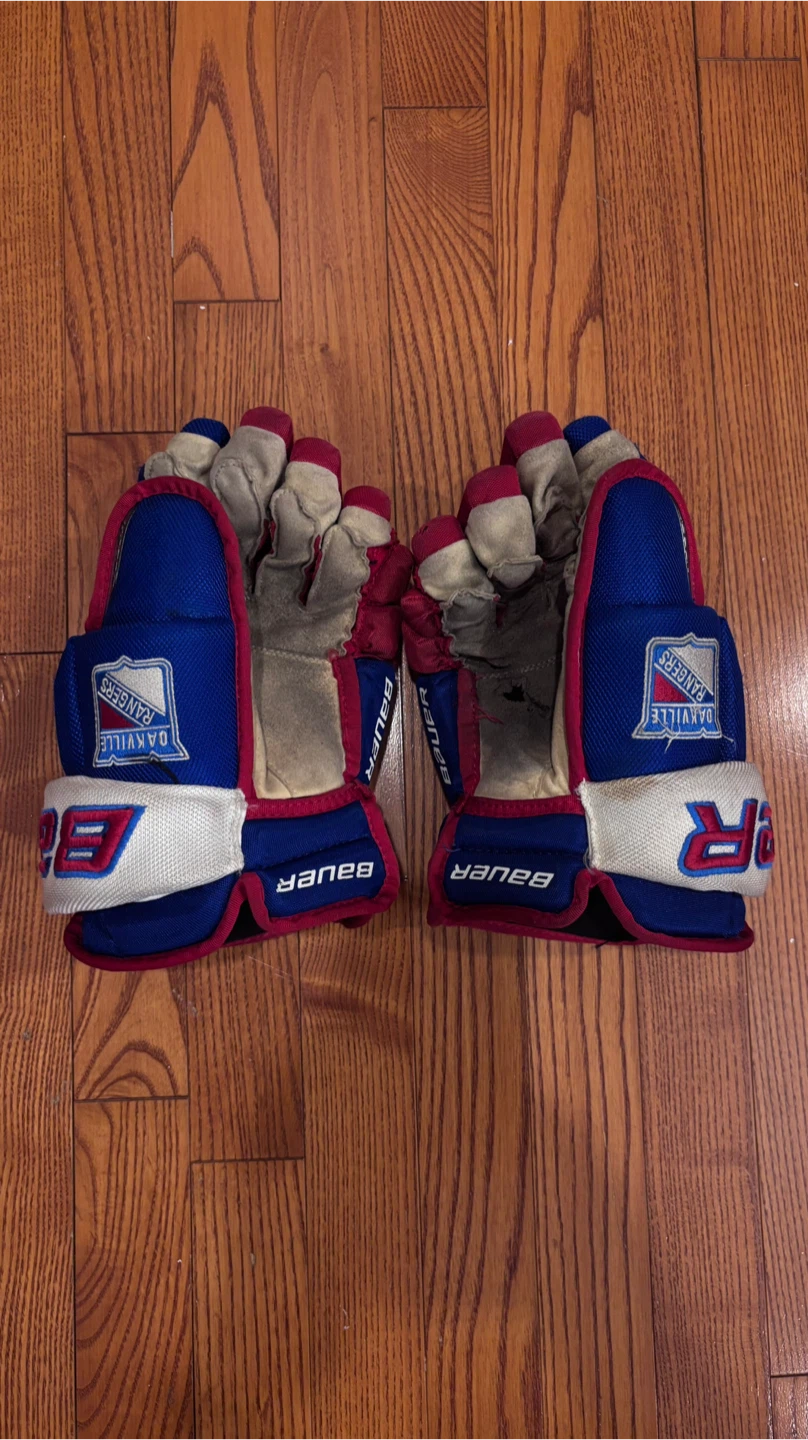 Bauer Red+Blue Hockey Gloves - photo 3