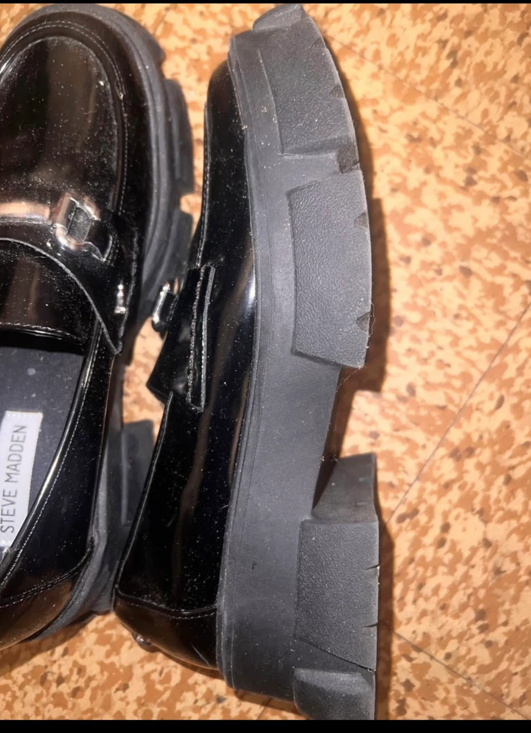 Steve Madden Black Patent Loafers - photo 2