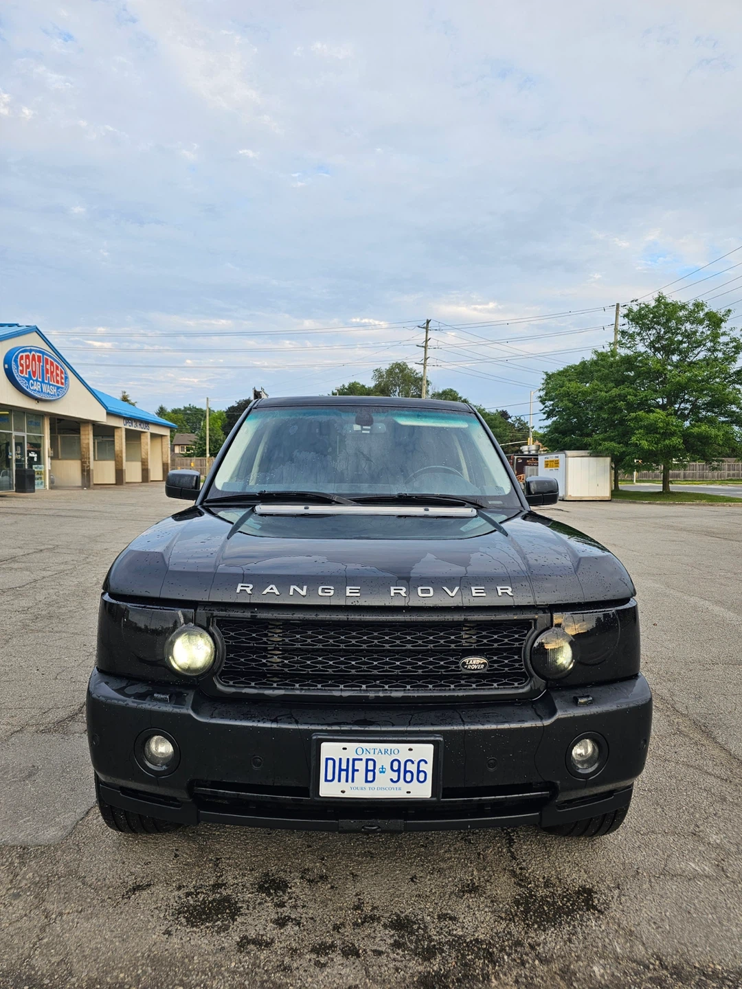Black Range Rover 2008 Supercharged L322