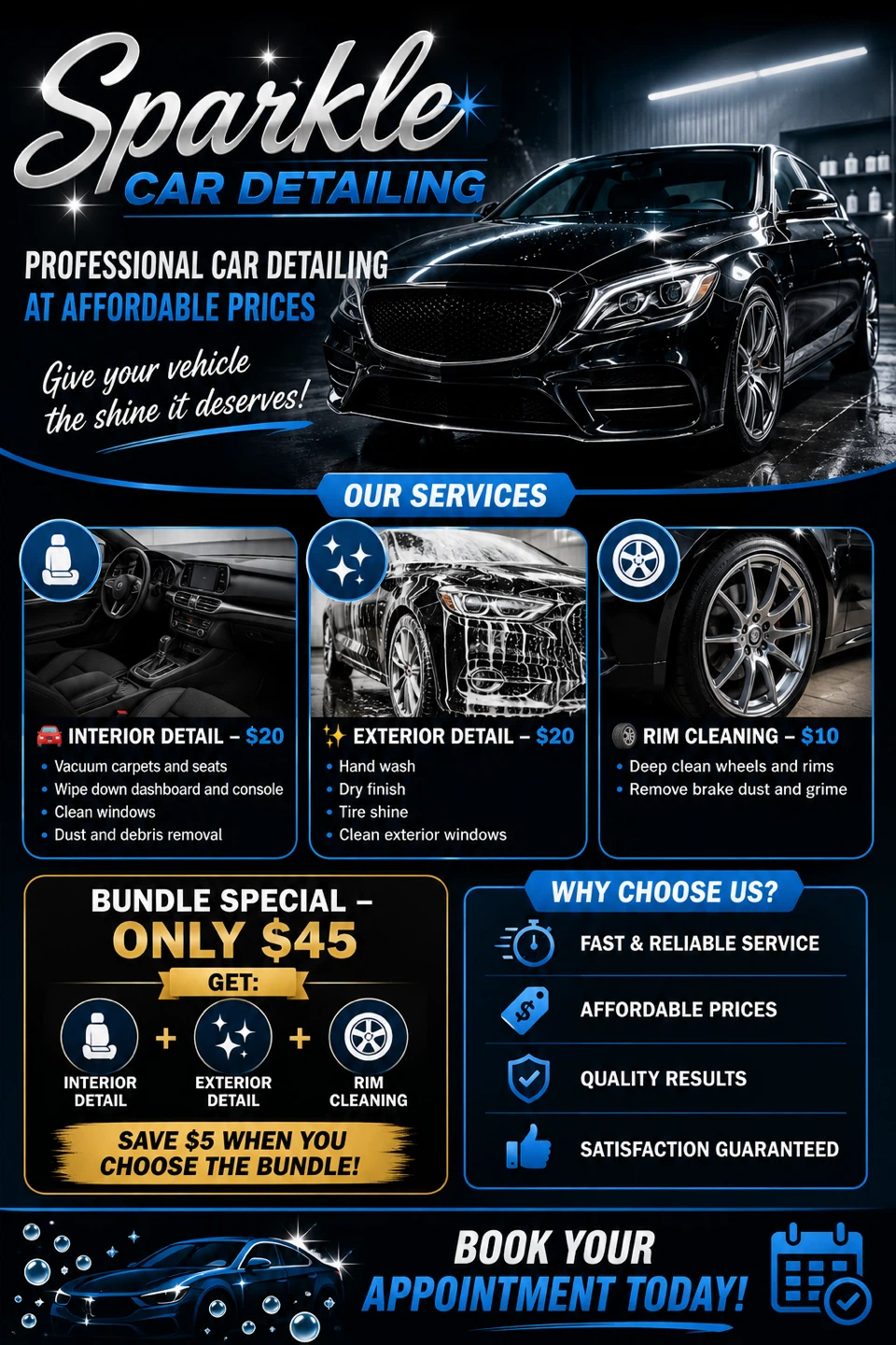 Sparkle Car Detailing Services