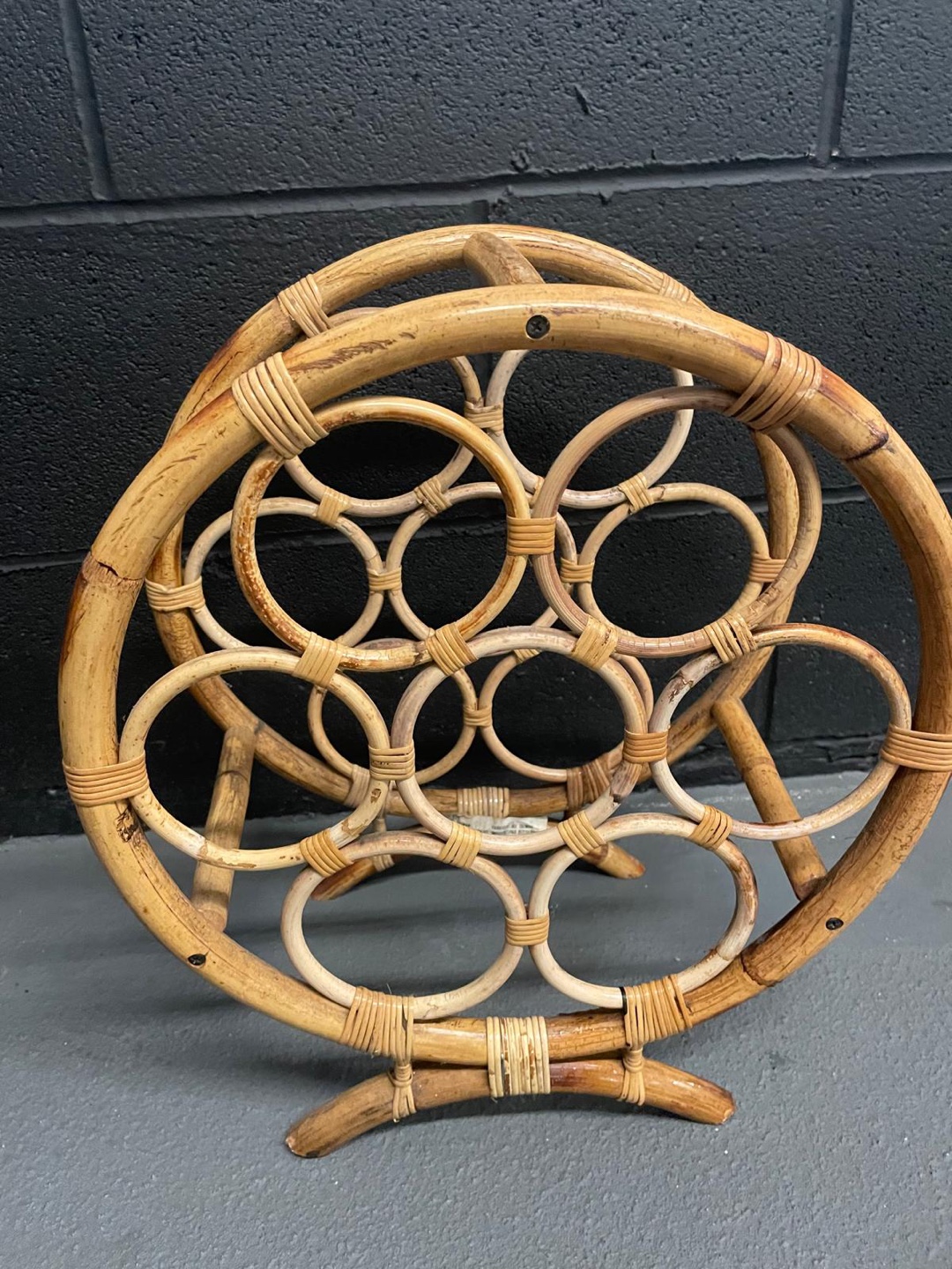 Rattan Wine Rack