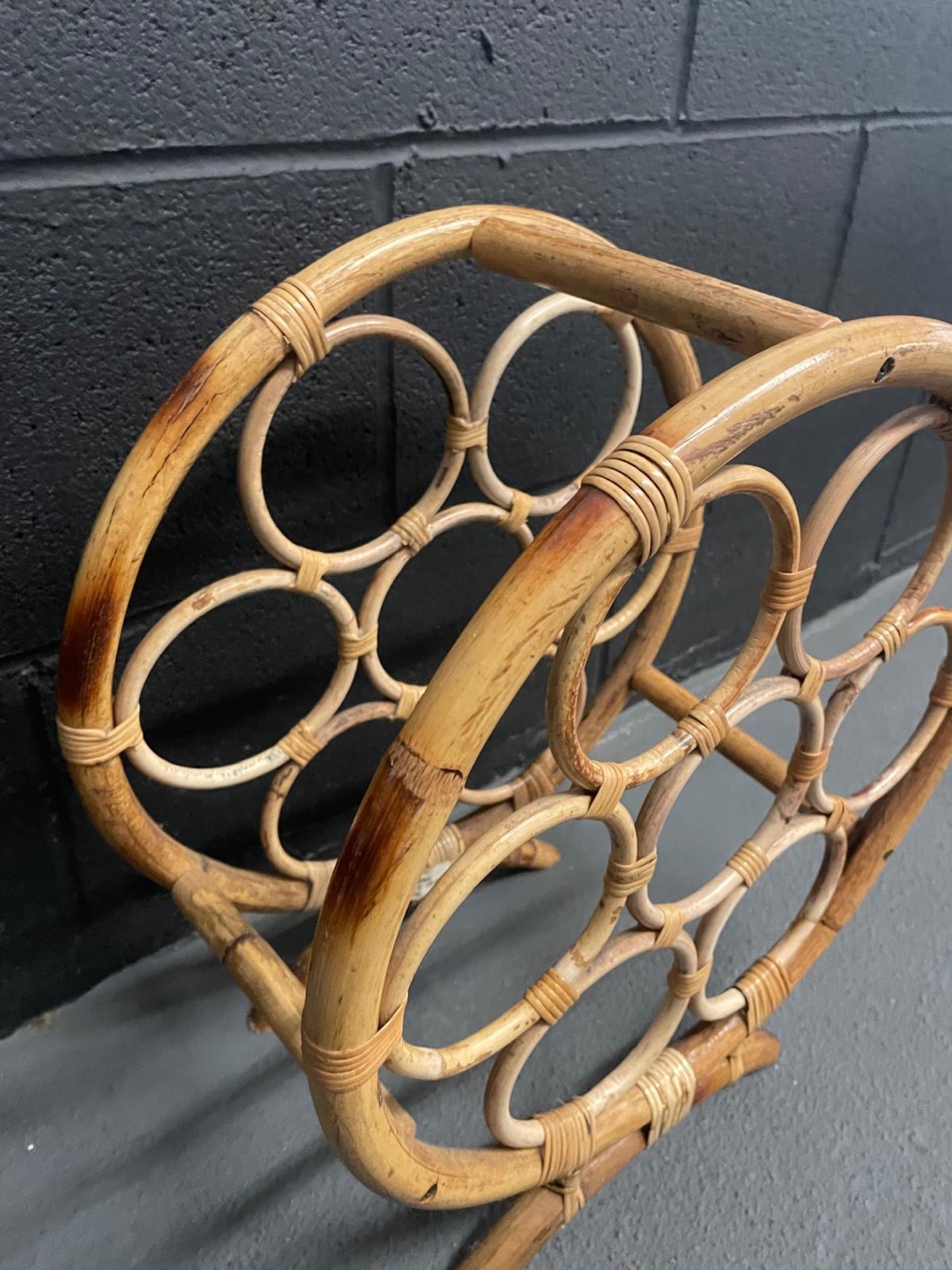 Rattan Wine Rack - photo 2