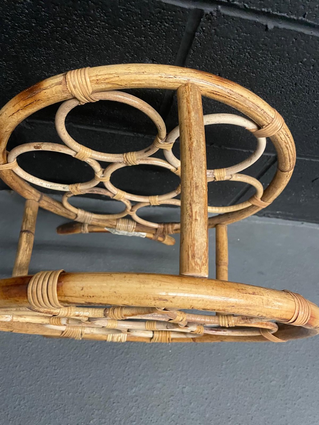 Rattan Wine Rack - photo 3