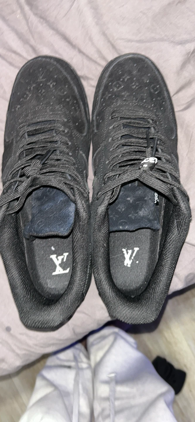 Louis Vuitton x Off White x Nike Air Force 1 Low Black