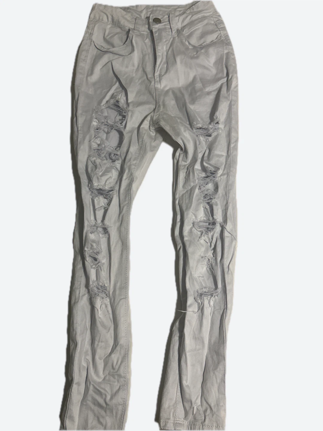Black, White and navy blue ripped skinny jeans - photo 2