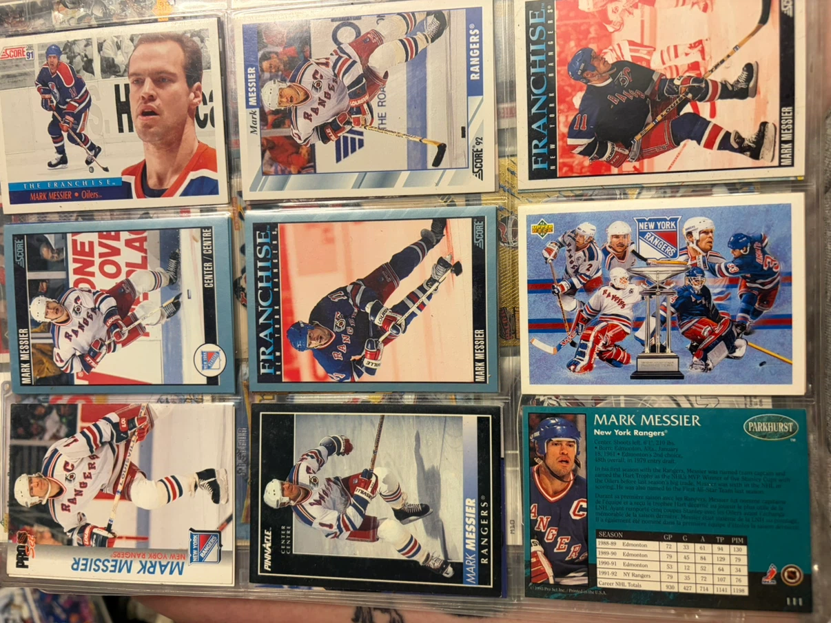 Collection of Mark Messier Hockey Cards - photo 3