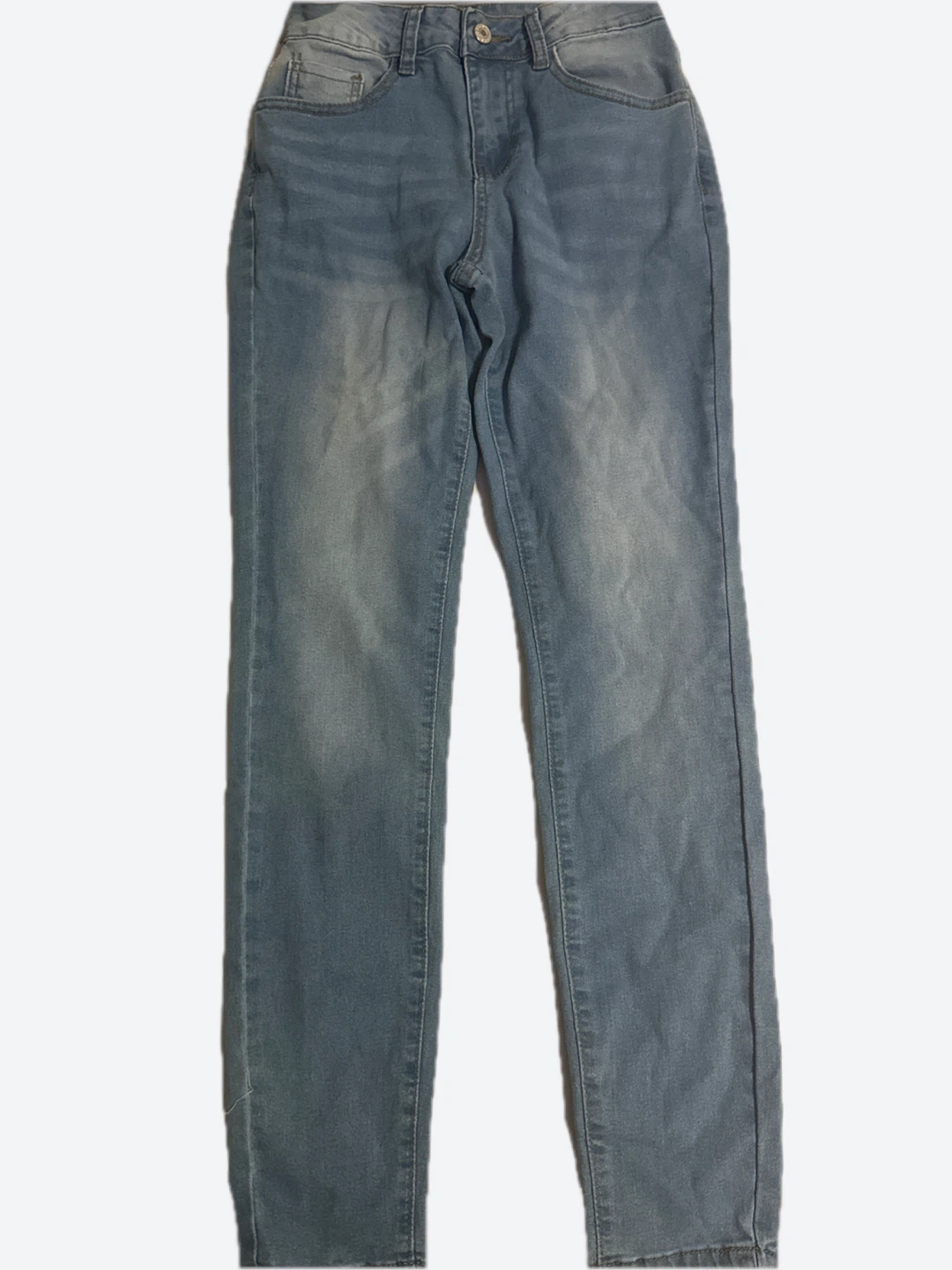 Light Wash Denim Skinny Jeans