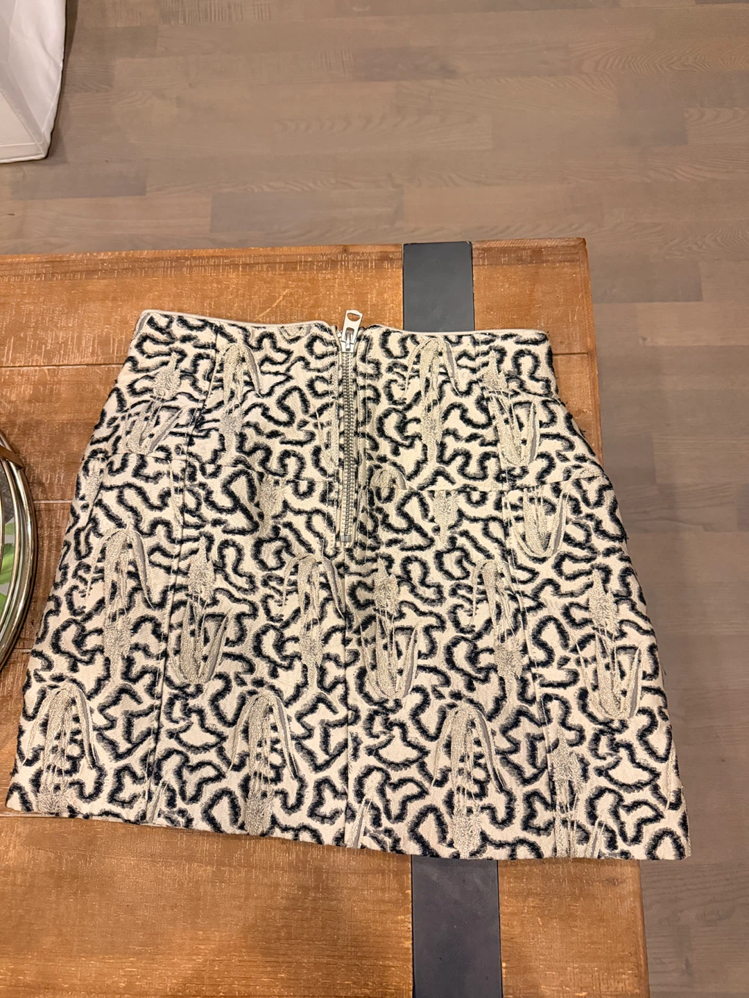 Textured Pattern Mini Skirt - photo 2