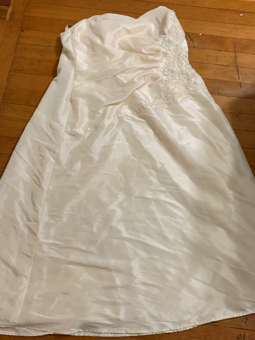 Strapless Wedding Dress 672-975-5756 - photo 4