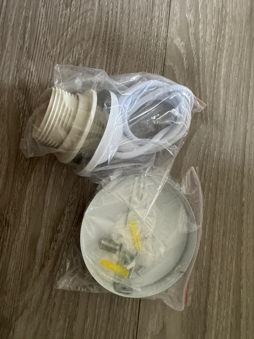 Industrial Mini Pendant Light Kit, White - photo 3