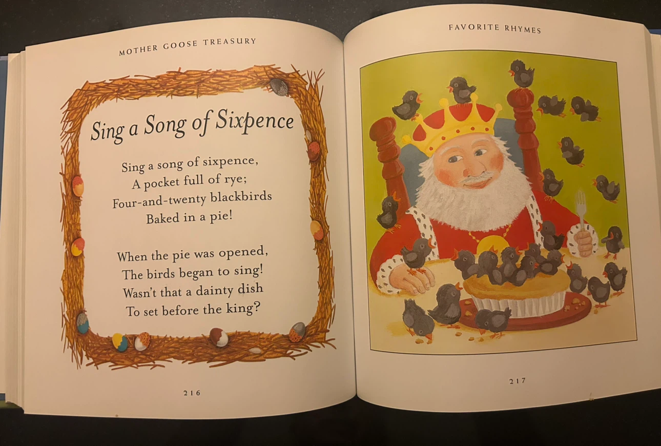 Mother Goose Treasury Children's Book - photo 5