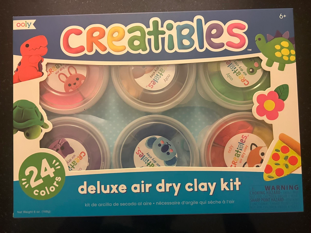 Ooly Creatibles Deluxe Air Dry Clay Kit