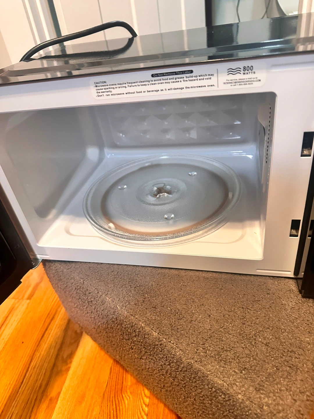 Emerson Black 800 Watt Microwave - photo 5