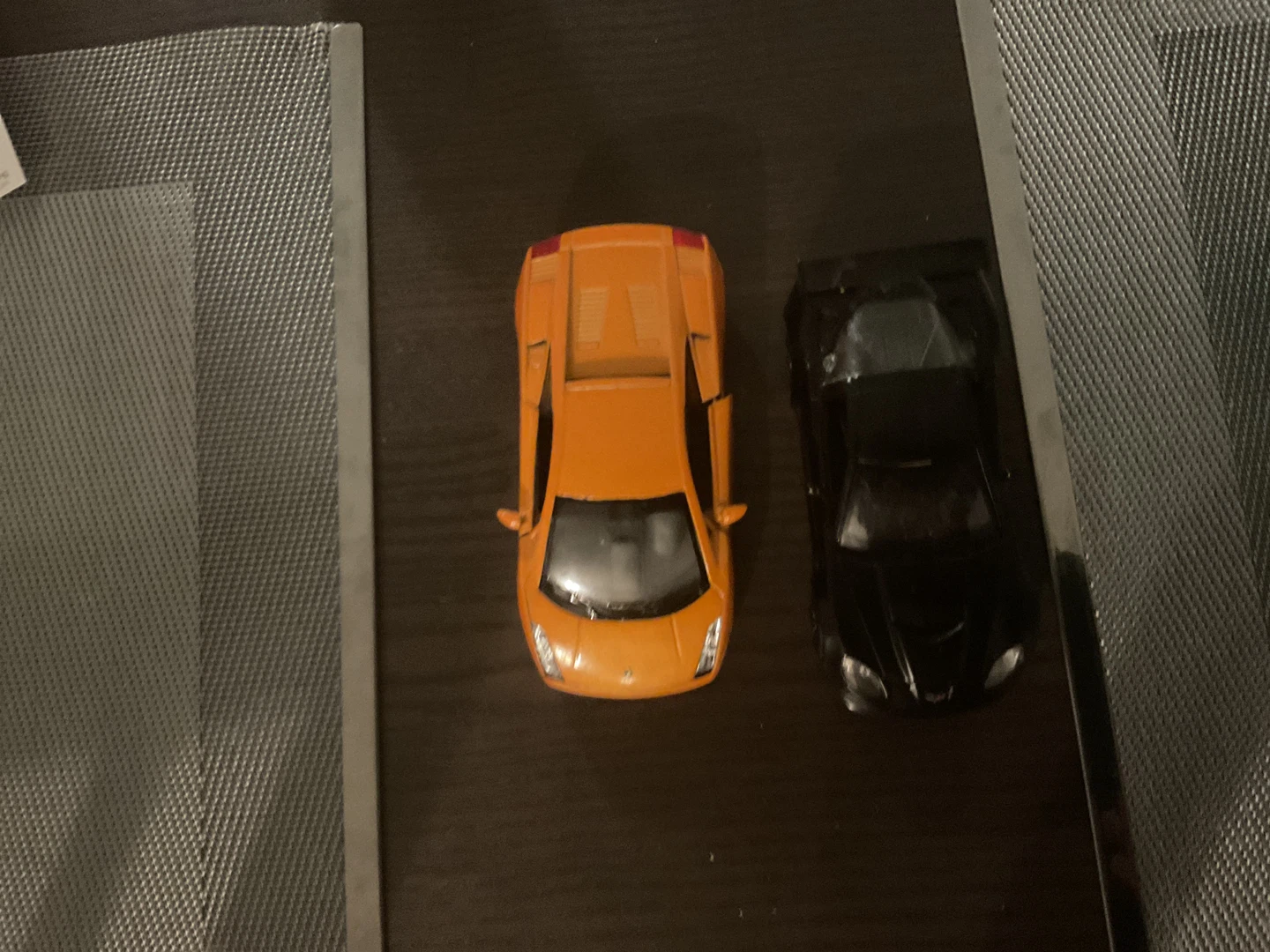 Orange and Black Toy Cars