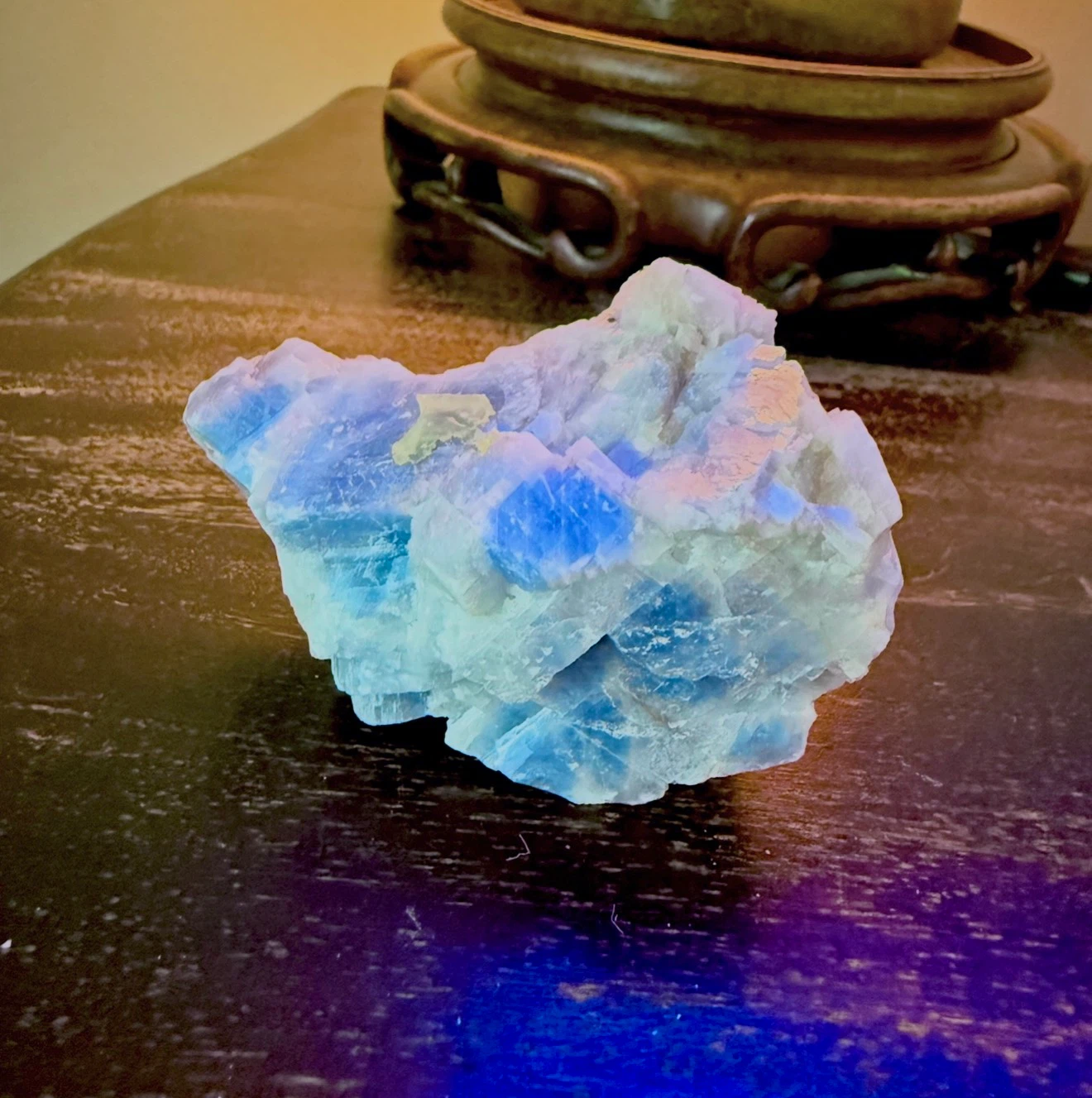 Blue Celestine Celestine Crystal From Morocco