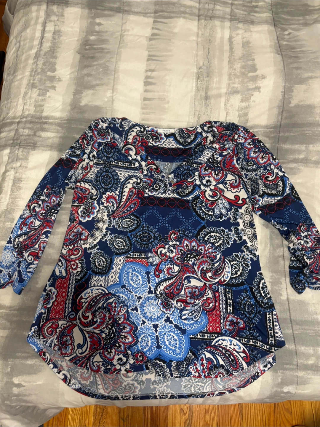 RICKI'S Long Sleeve Tunic Top
