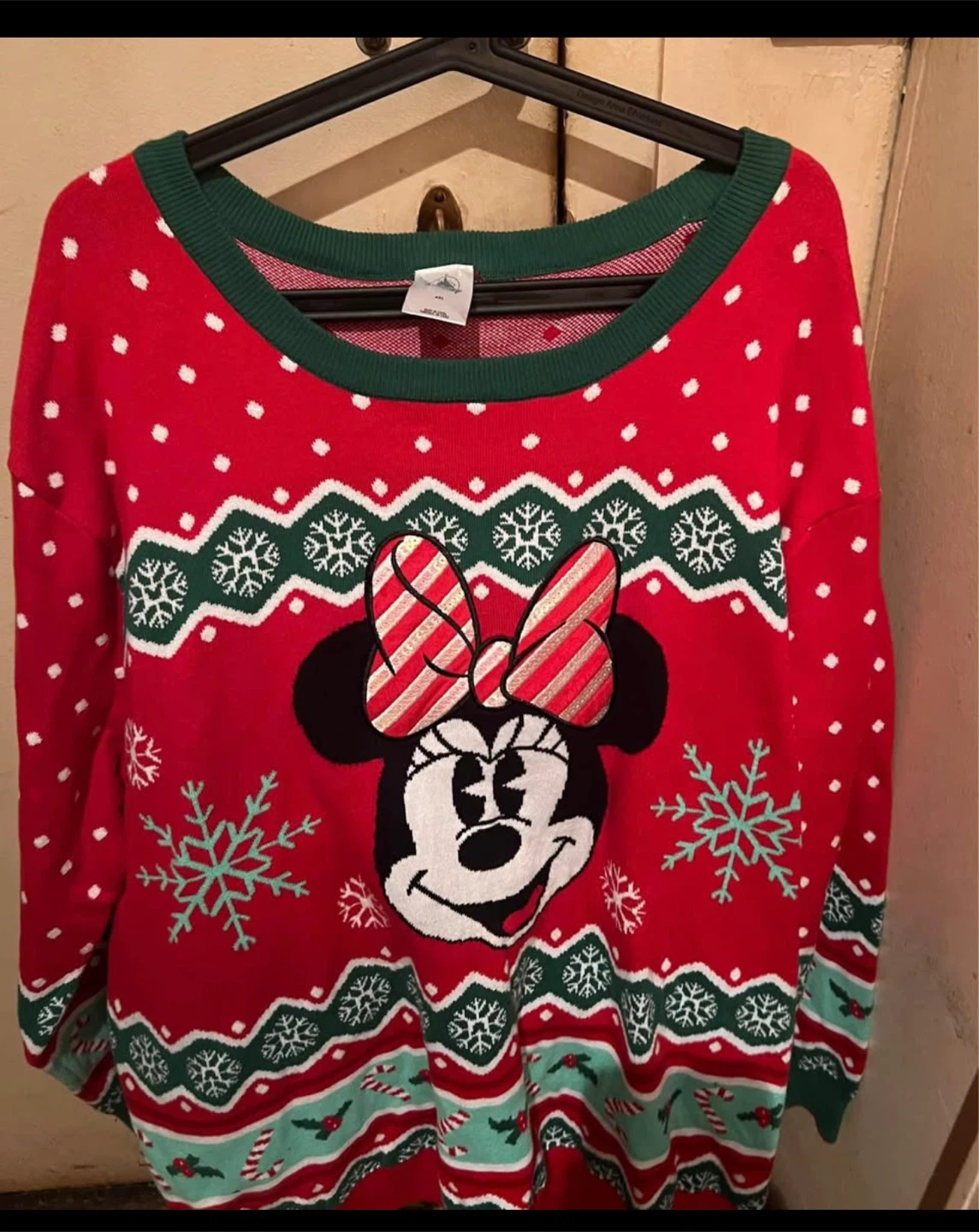 OFFICIAL Disney Minnie Mouse Christmas Sweater 4XL