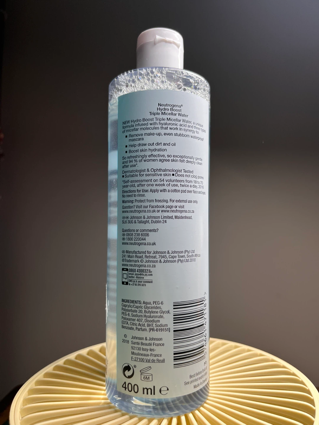 Neutrogena Hydro Boost Triple Micellar Water 400ml - photo 2