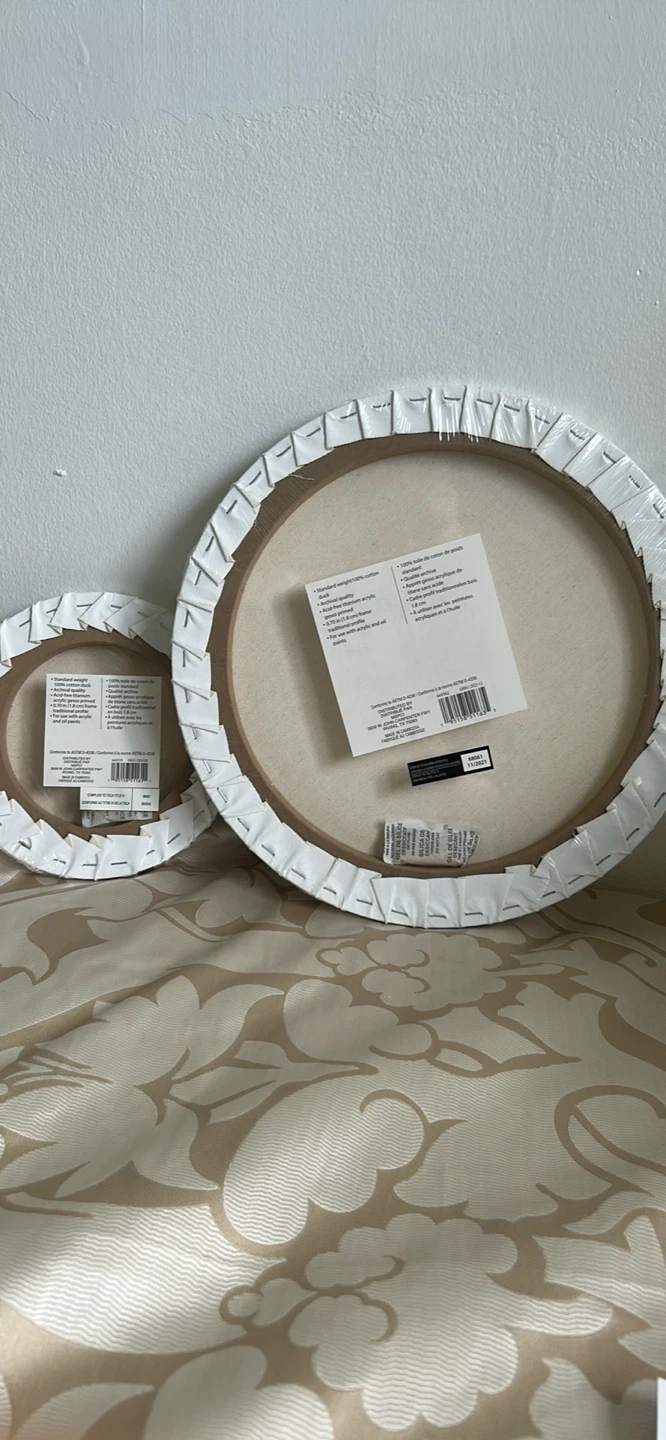 Artist's Loft Round Canvas Set - photo 2