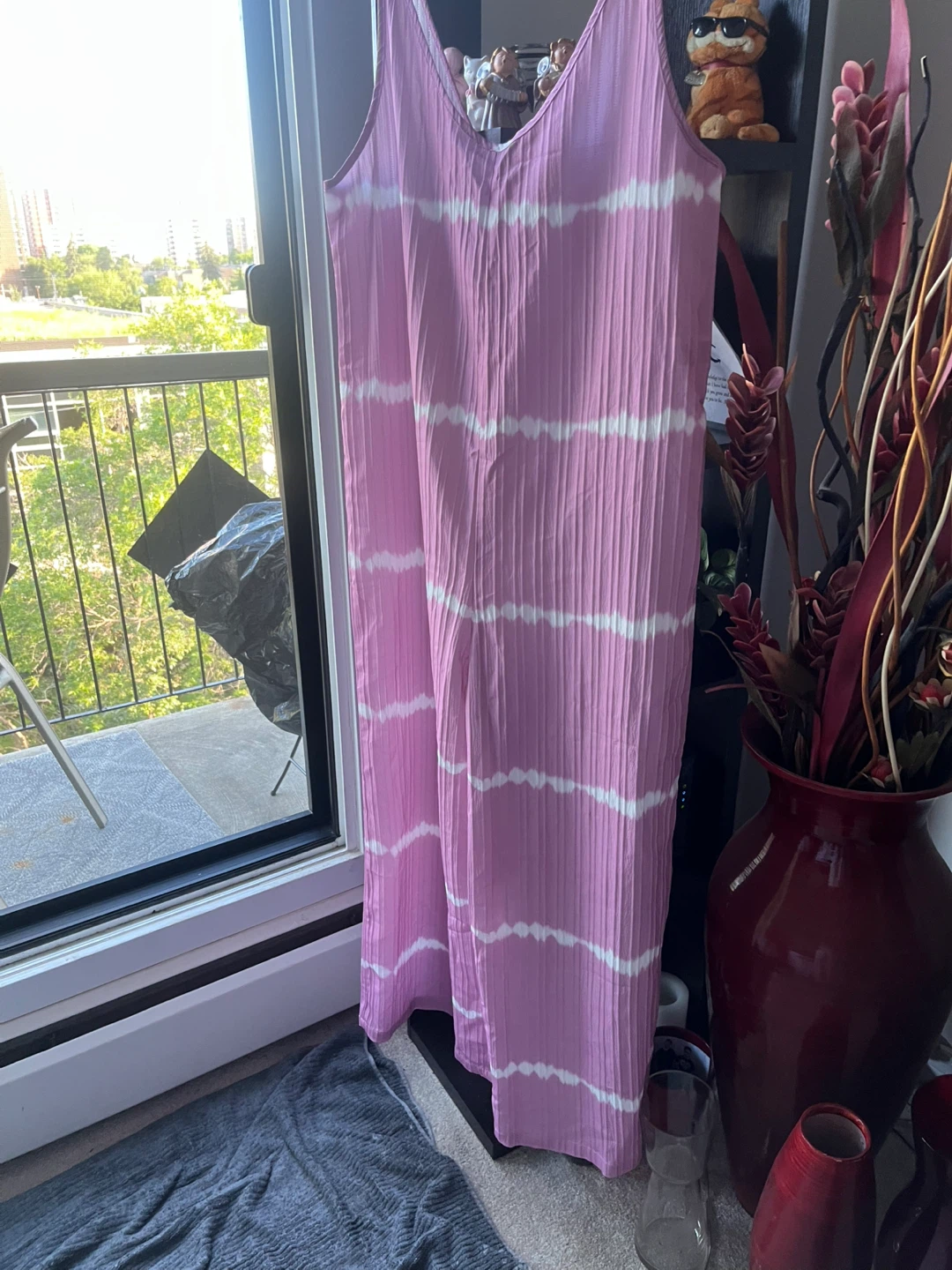 Pink Tie-Dye Jumpsuit