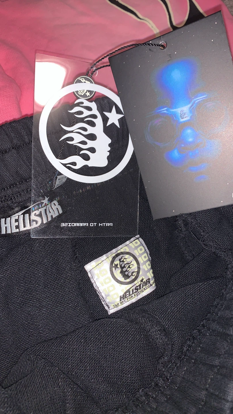 Hellstar Shorts - Pink and Black - photo 3