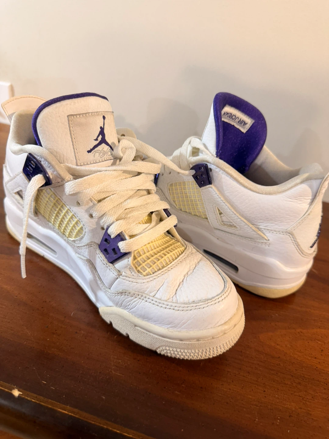 Air Jordan 4 metallic purple - photo 2