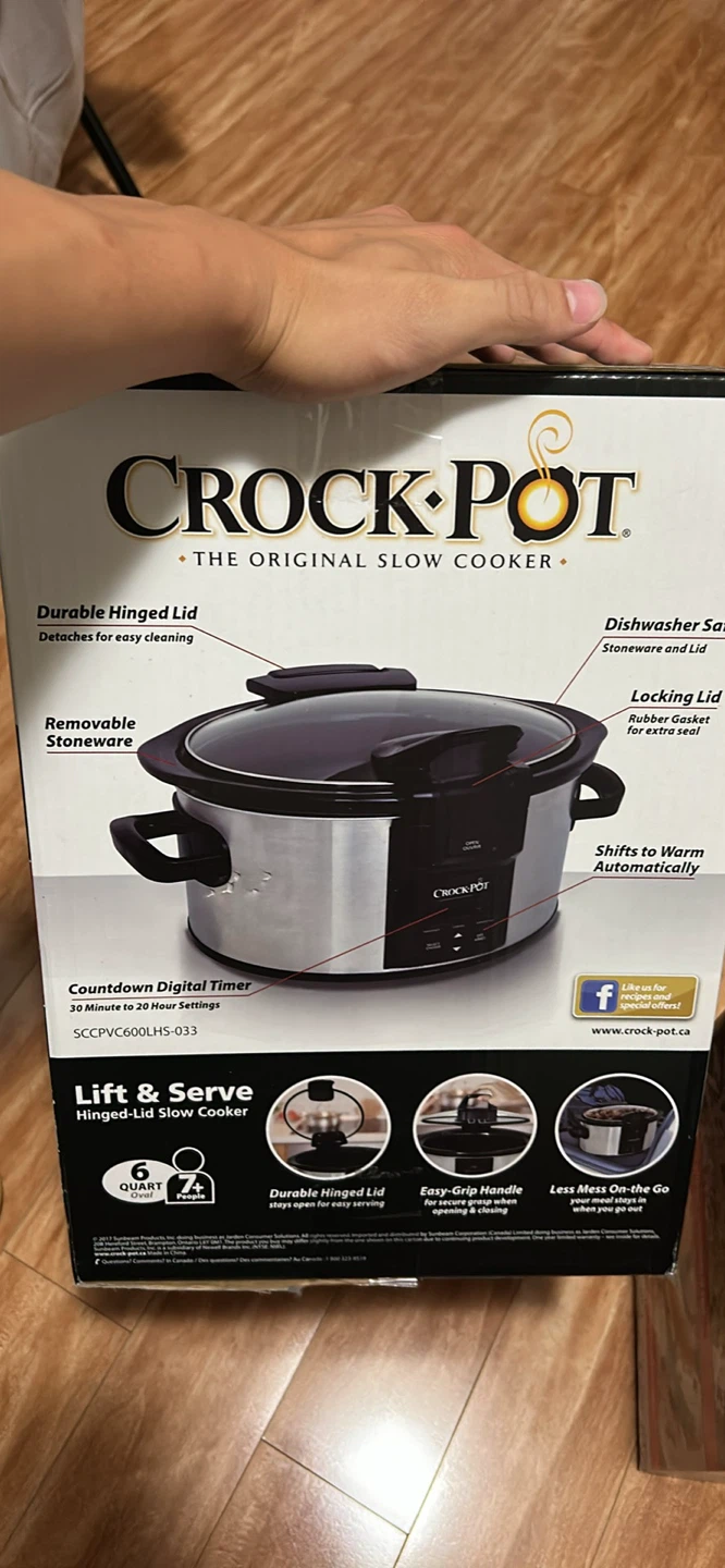 Crock-Pot Programmable Lift & Serve Slow Cooker