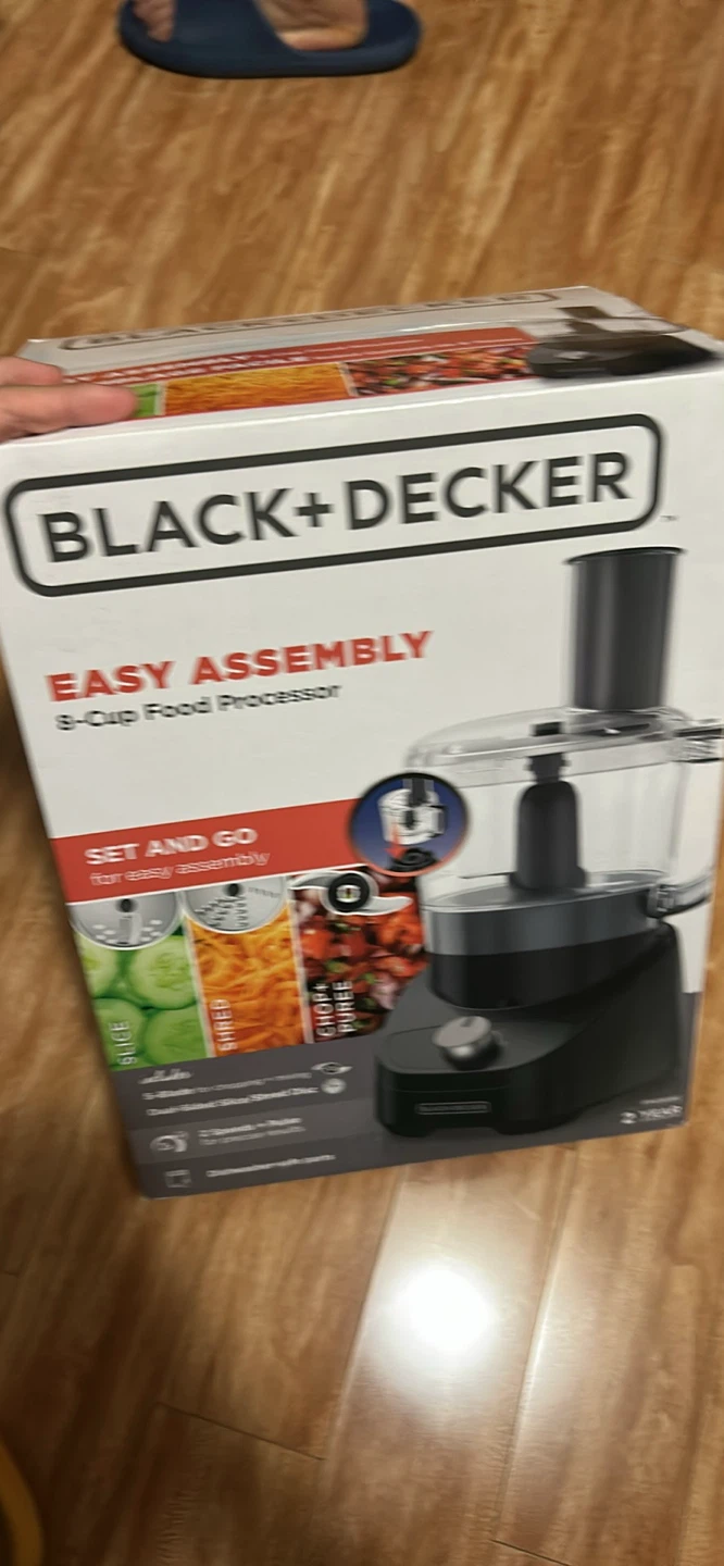 BLACK+DECKER 8-Cup Food Processor
