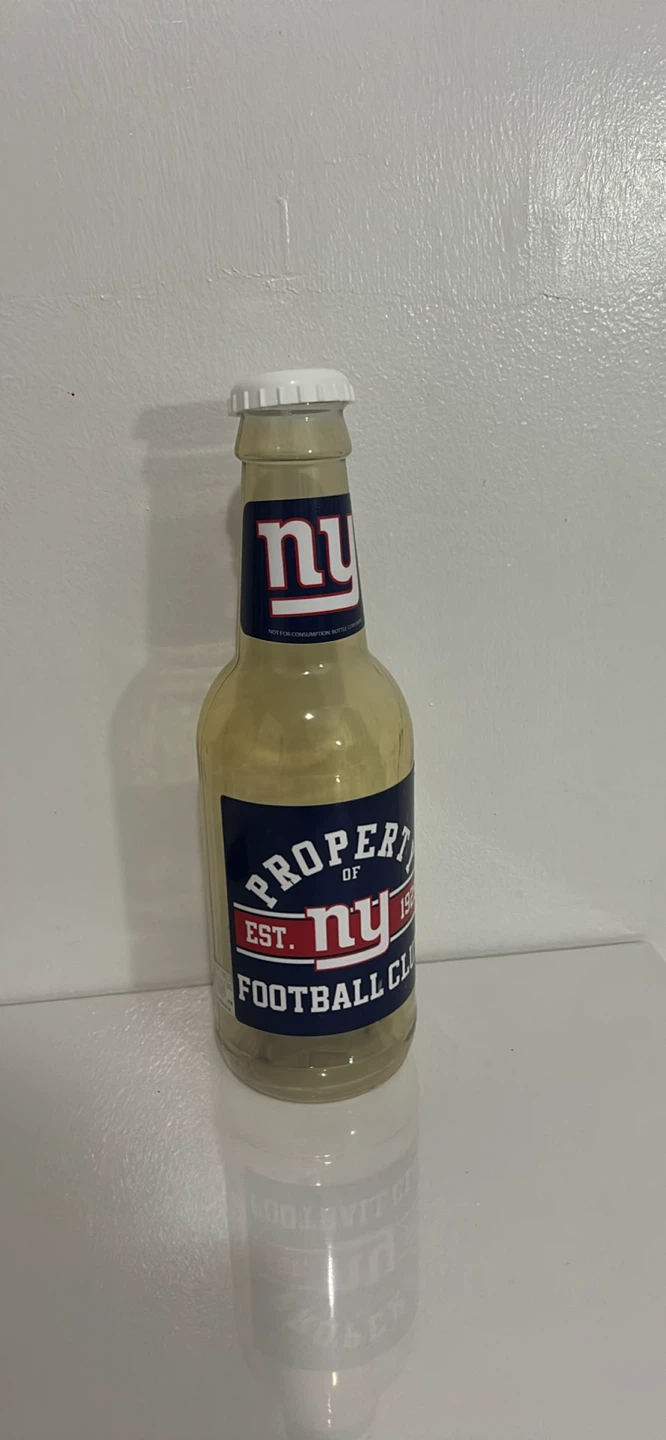 NY Giants "Property Of" Bottle Coin Bank
