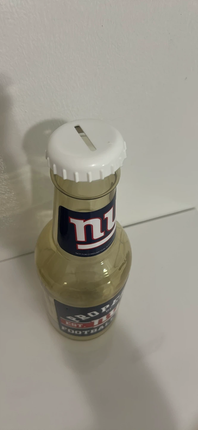 NY Giants "Property Of" Bottle Coin Bank - photo 4