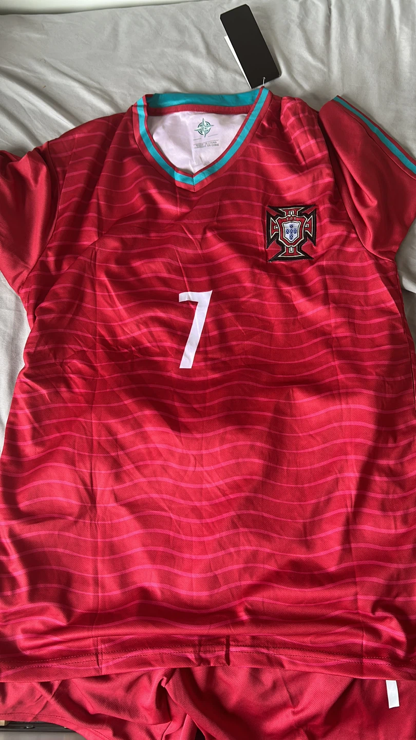 Portugal National Football Team Jersey with short #7 Ronaldo