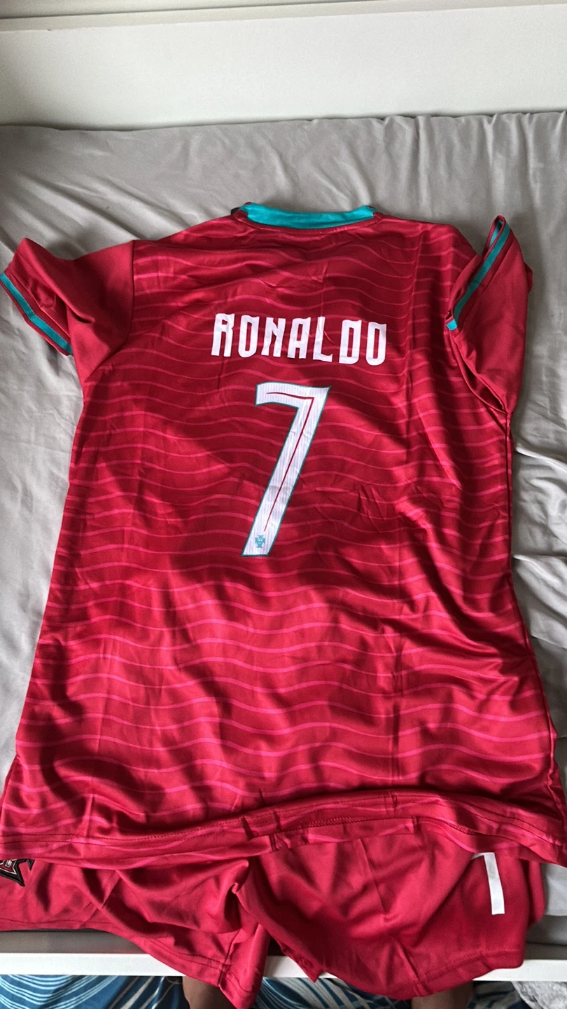 Portugal National Football Team Jersey with short #7 Ronaldo - photo 2