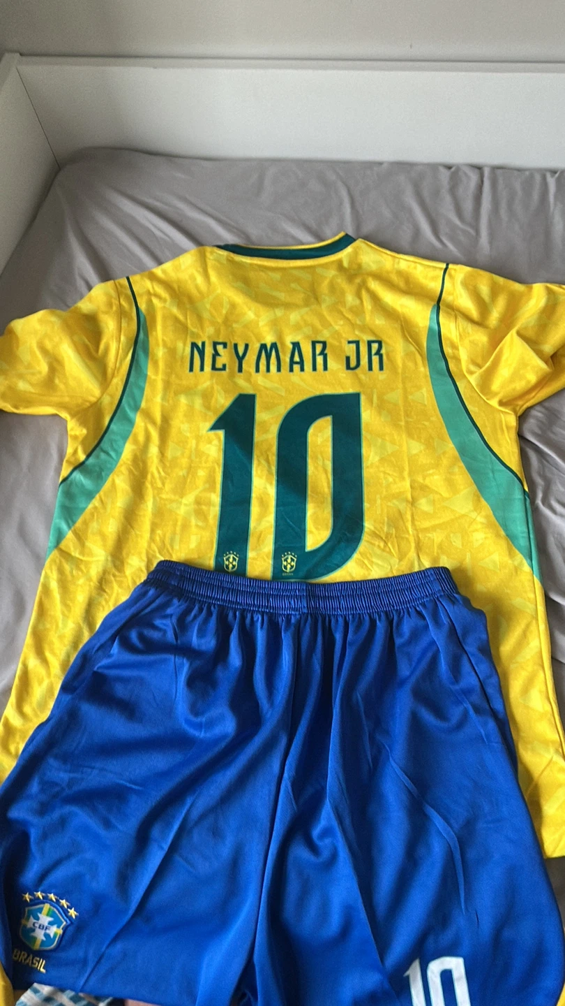 Neymar Jr. #10 Brazil Soccer Jersey and Shorts Set