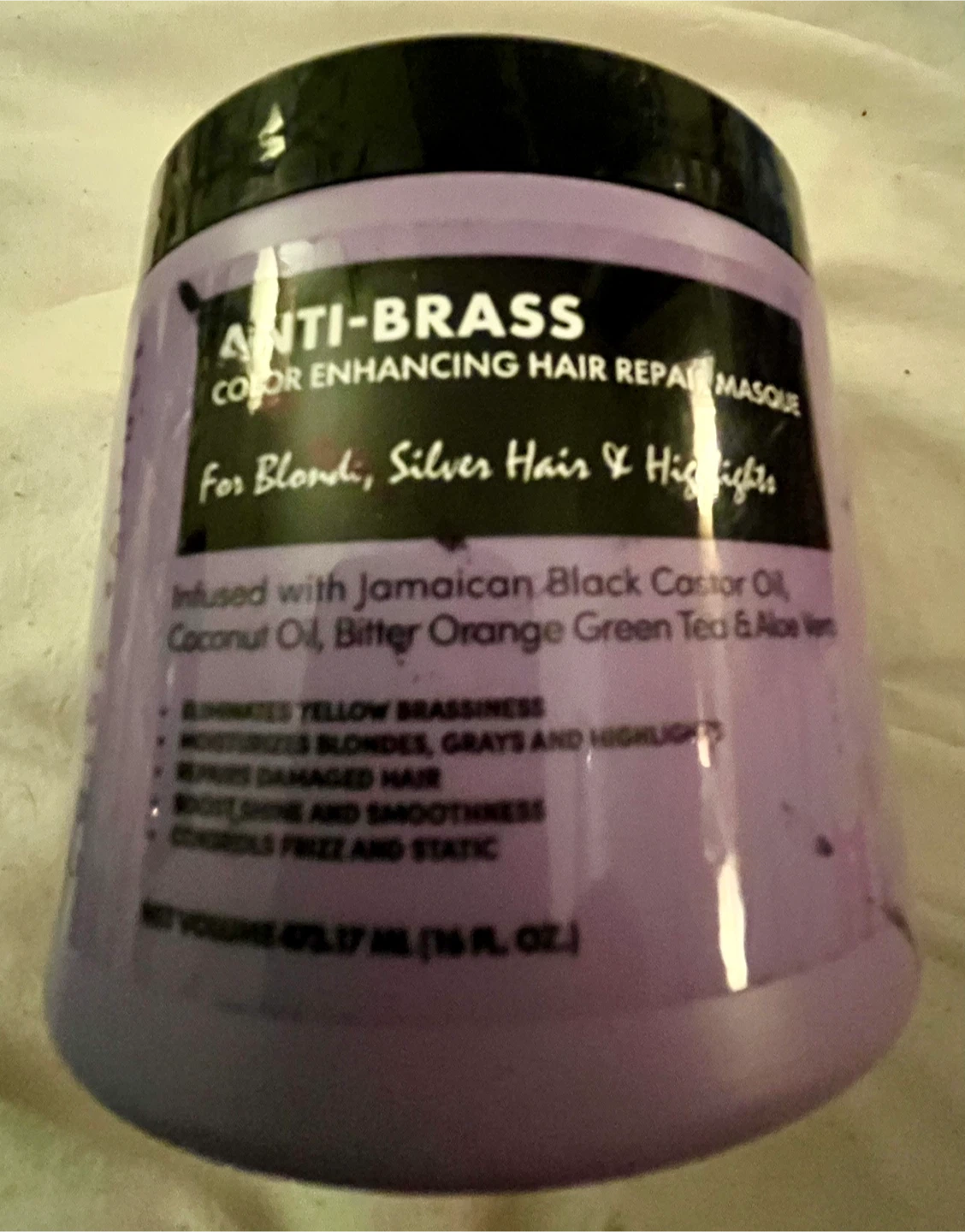Sunny Isle Anti-Brass Color Enhancing Hair Repair Masque