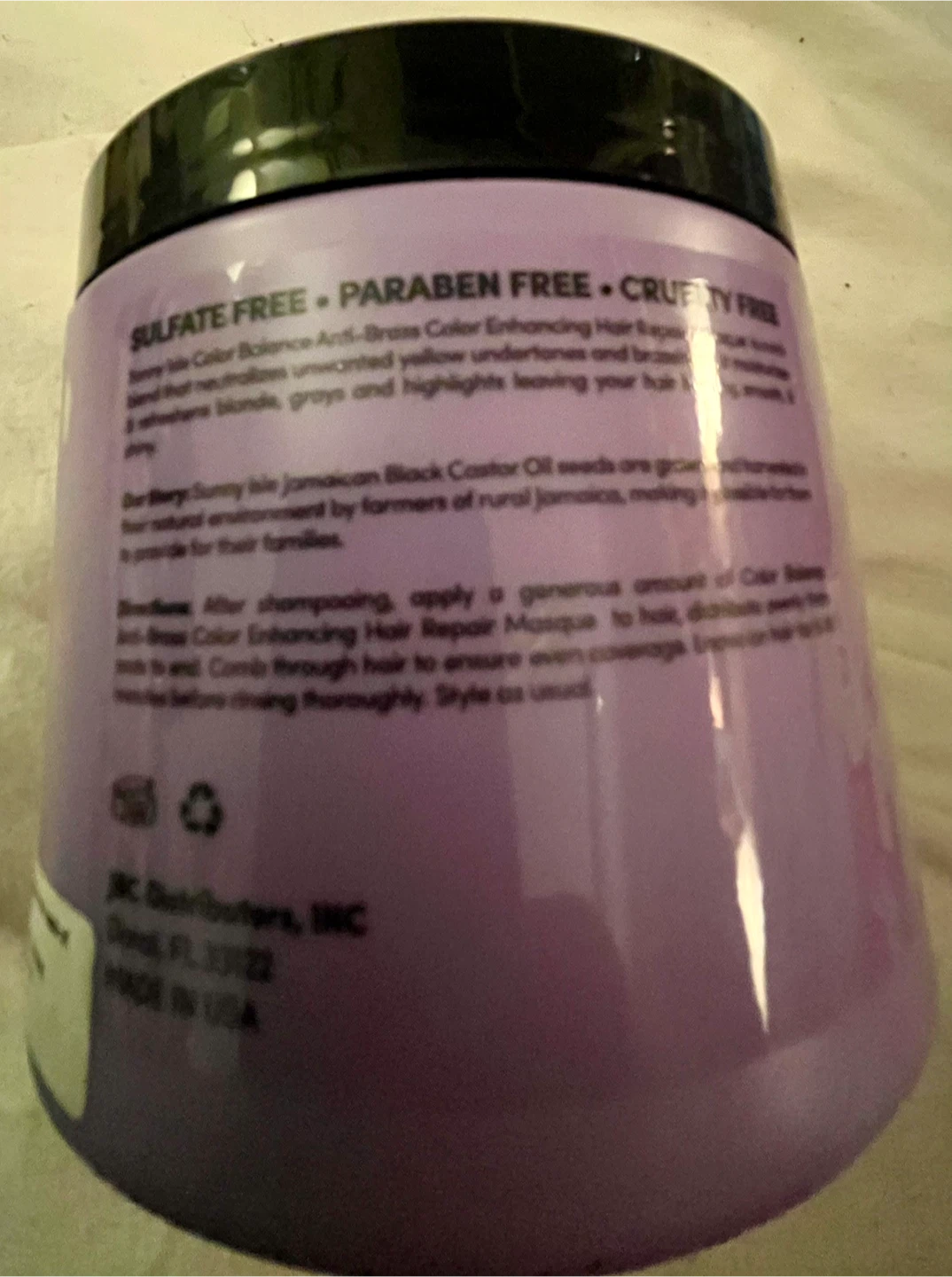 Sunny Isle Anti-Brass Color Enhancing Hair Repair Masque - photo 3