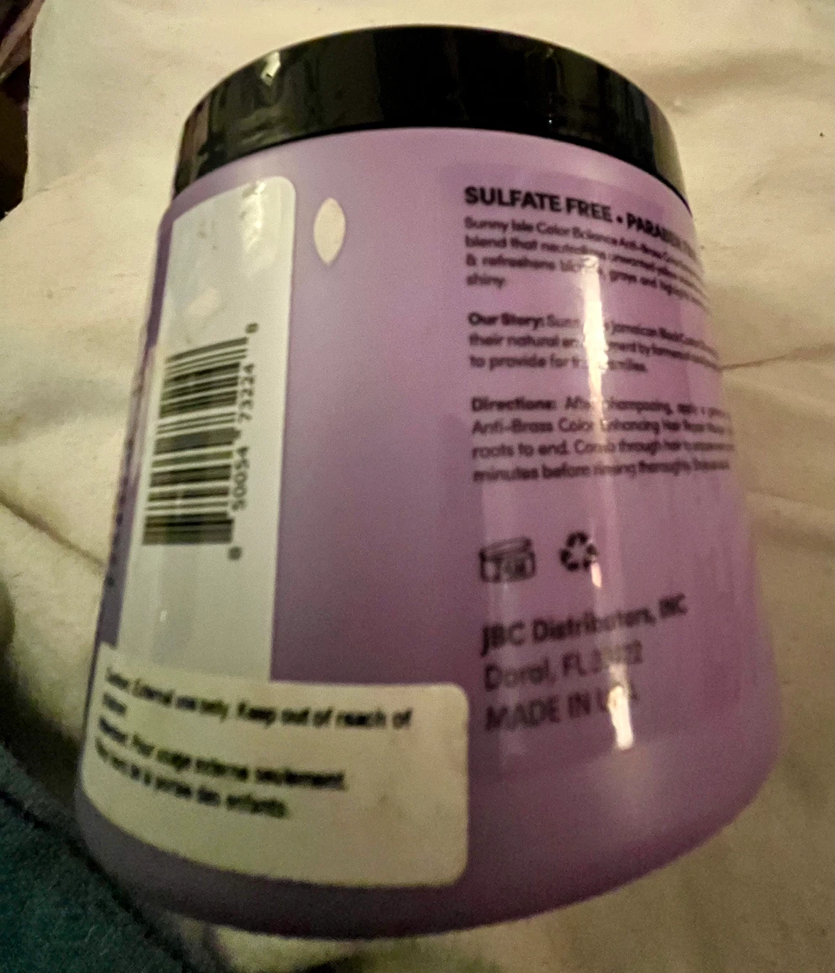 Sunny Isle Anti-Brass Color Enhancing Hair Repair Masque - photo 5