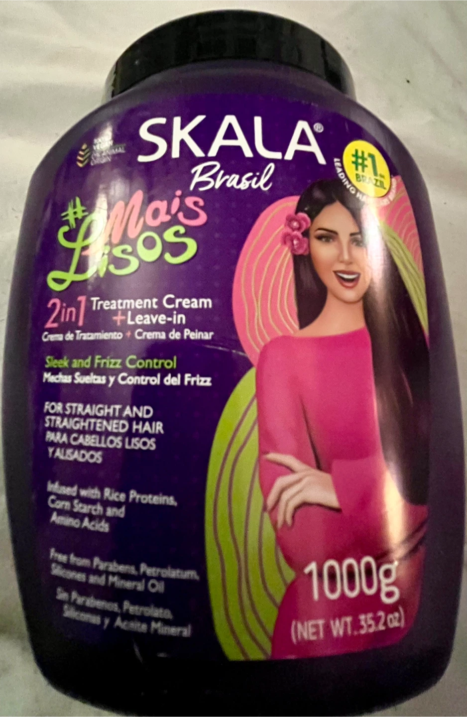 Skala Brasil Mais Lisos 2in1 Treatment Cream + Leave-In (1000g)