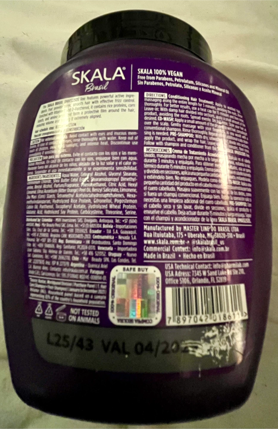 Skala Brasil Mais Lisos 2in1 Treatment Cream + Leave-In (1000g) - photo 2