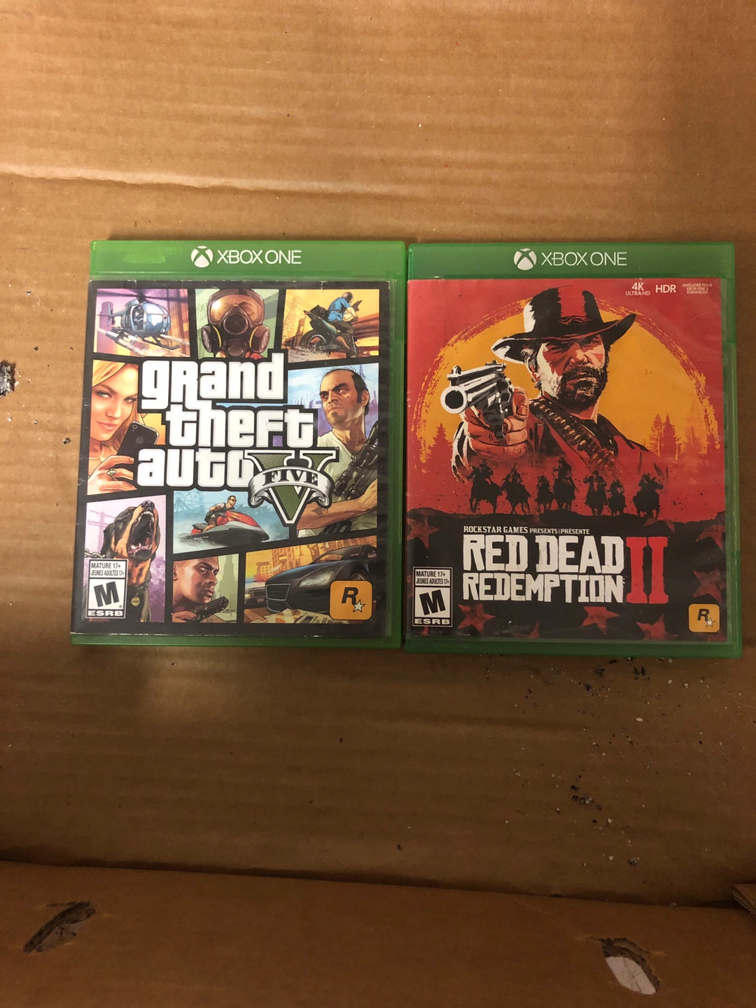 Xbox One Grand Theft Auto V & Red Dead Redemption 2 Bundle