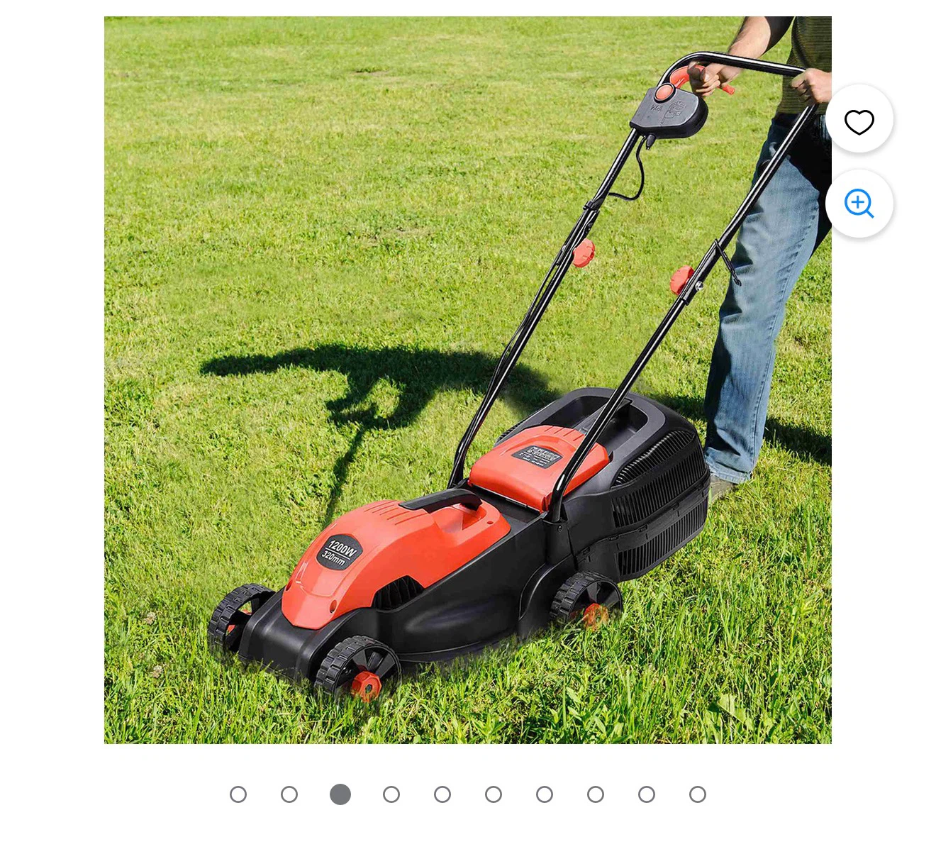 1200W Electric Lawnmower 320mm Cutting Width - photo 4