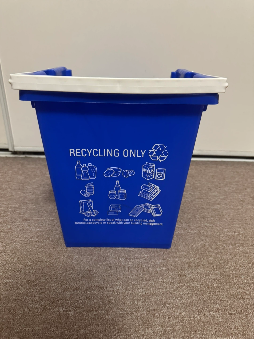 Blue recycling bins - photo 3