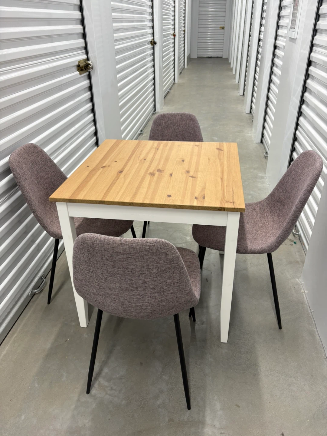 Can deliver—Ikea square table and 4 chairs.