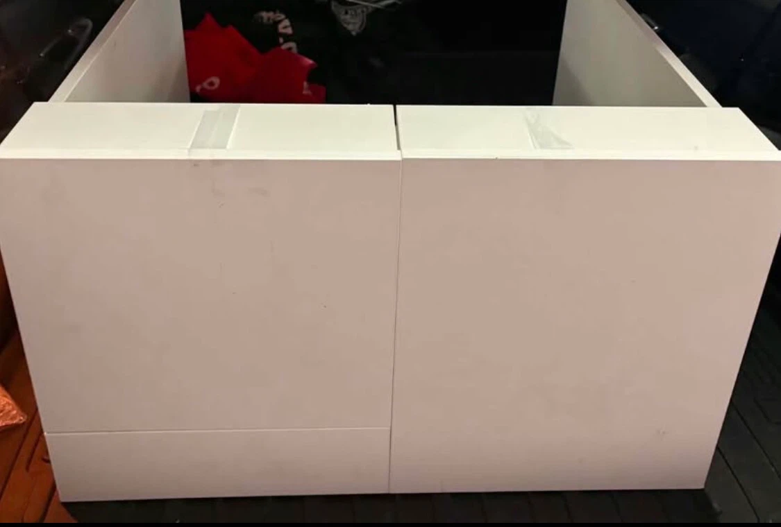IKEA Brimnes white vanity table with mirror - photo 4