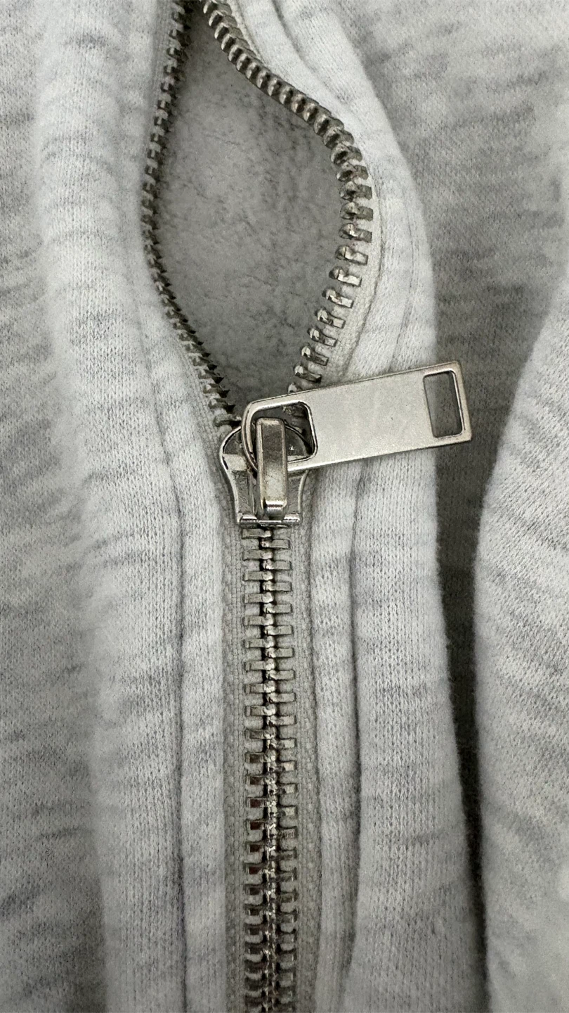 H&M Grey Zip-Up Hoodie - Size S - photo 4