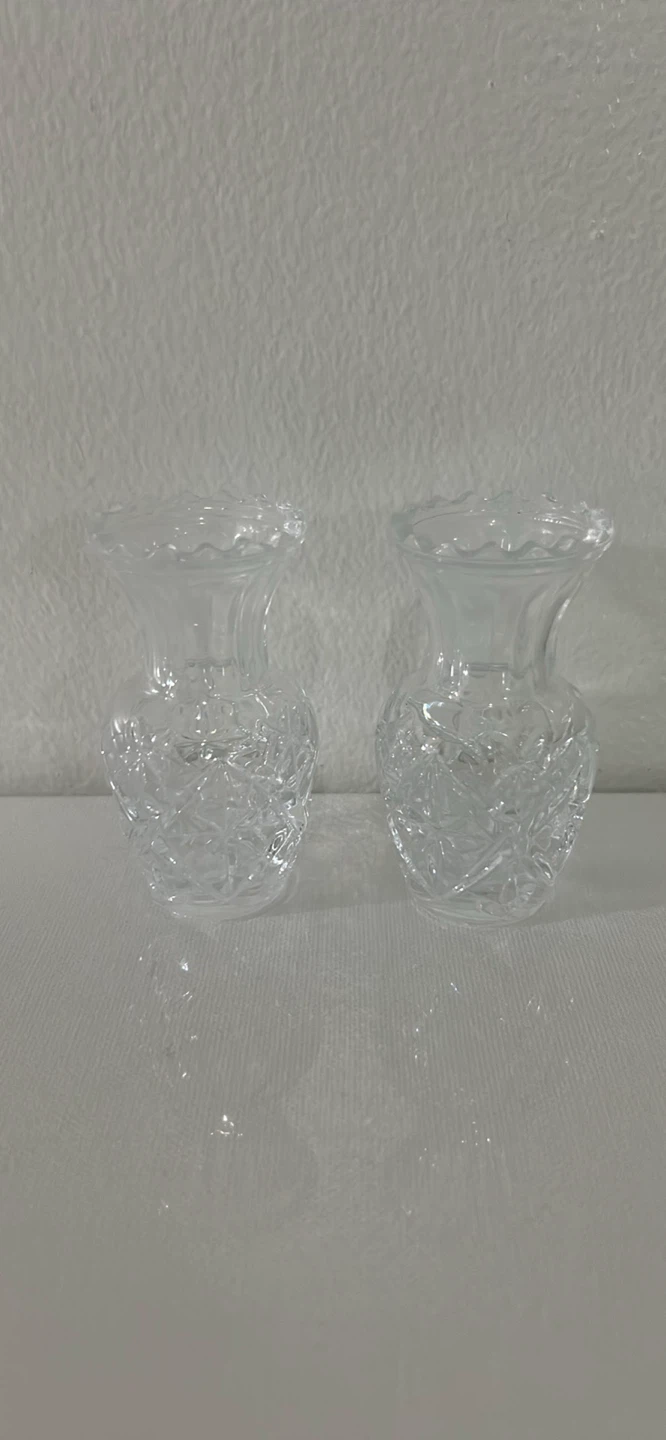 Small Crystal Vases (Set of 2) - photo 3